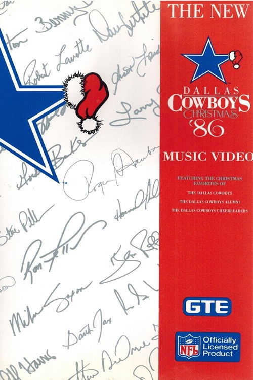 The New Dallas Cowboys Christmas '86 Music Video (1986) poster