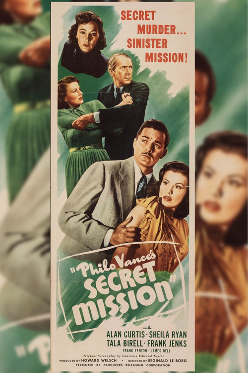 Philo Vance's Secret Mission (1947) poster