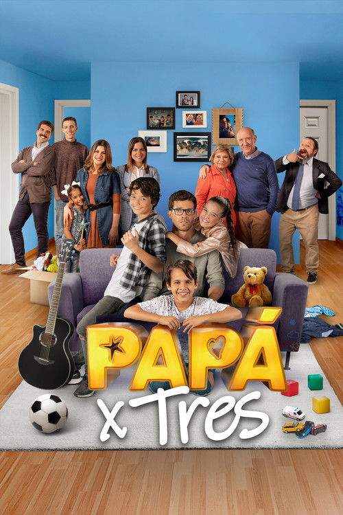 Papá X Tres (2019) poster