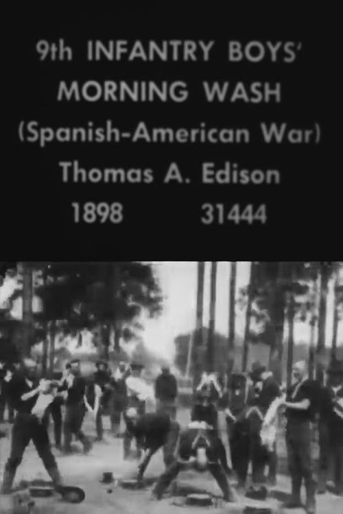 9th Infantry Boys' Morning Wash (1898) poster