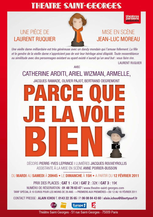 Parce Que Je La Vole Bien (2011) poster