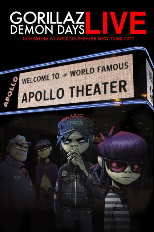Gorillaz: Demon Days Live in Harlem at Apollo Theater (2006) poster