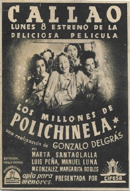 Los millones de Polichinela (1941) poster