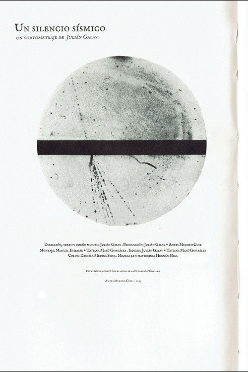 A seismic silence poster