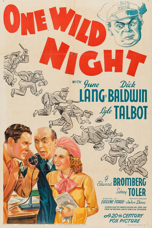 One Wild Night (1938) poster