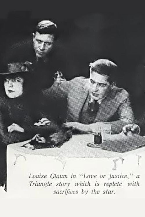 Love or Justice (1917) poster