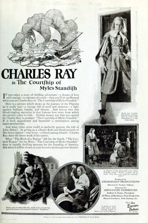 The Courtship of Miles Standish (1923) poster