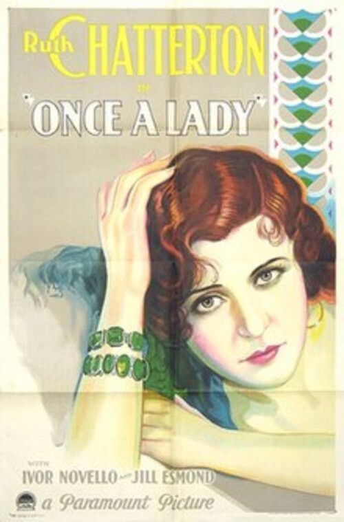 Once a Lady (1931) poster