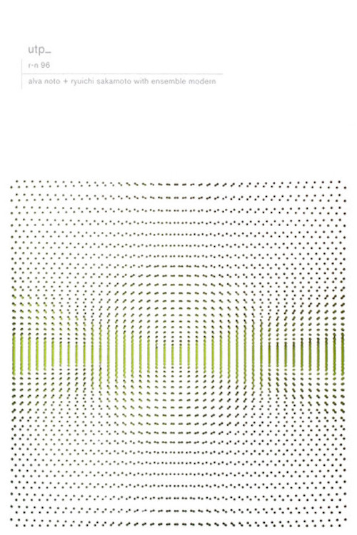Alva Noto + Ryuichi Sakamoto with Ensemble Modern: utp_ (2008) poster