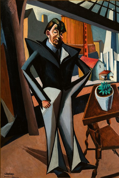 The man in the background (1922) poster