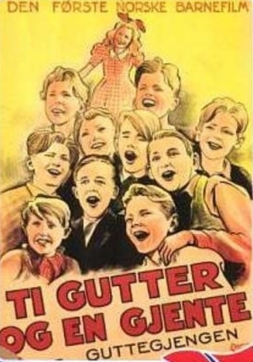 Ti gutter og en gjente (1944) poster