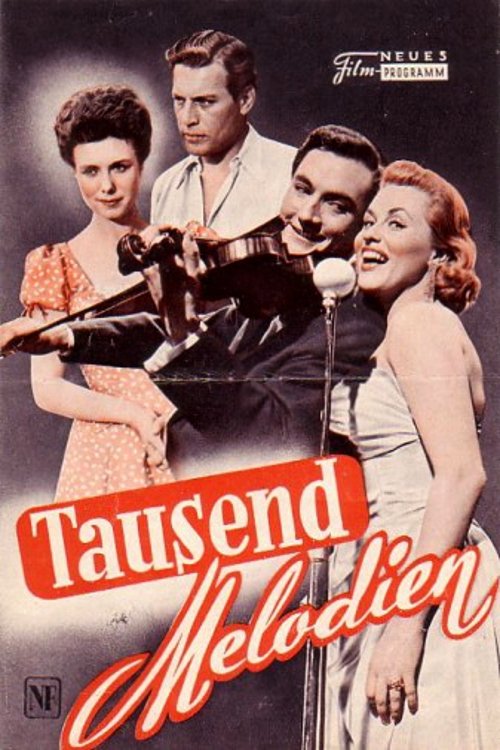 Tausend Melodien (1956) poster