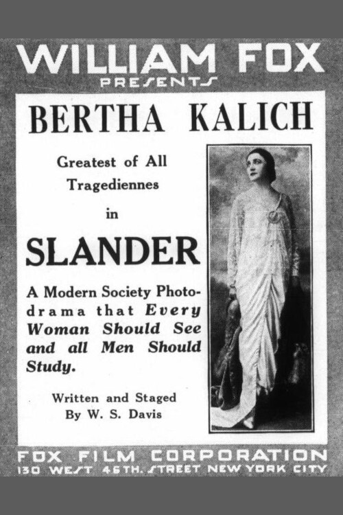 Slander (1916) poster