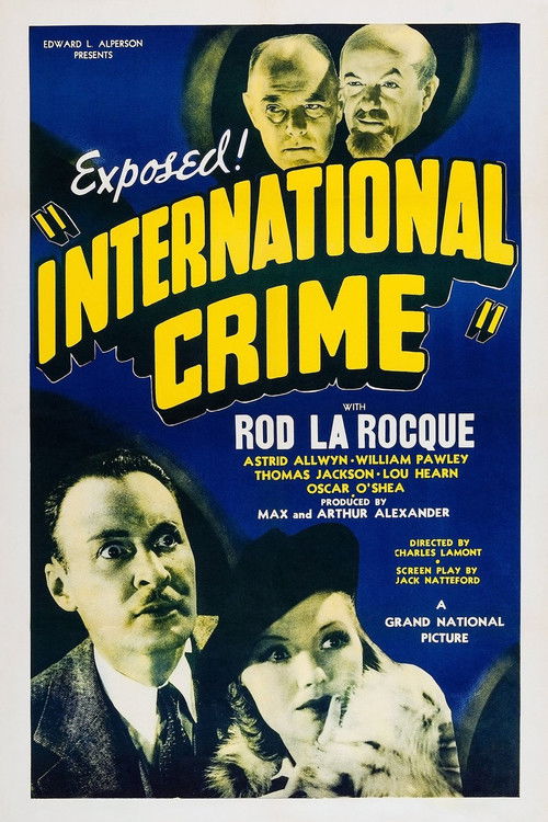 International Crime (1938) poster
