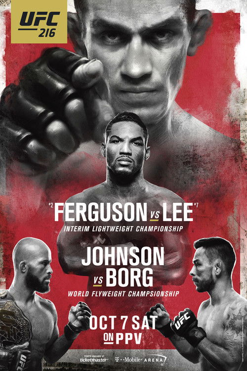 UFC 216: Ferguson vs. Lee (2017) poster
