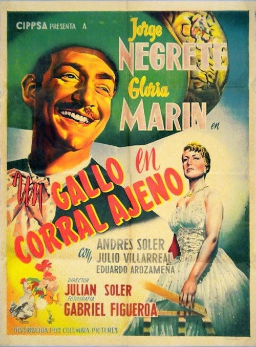 Un gallo en corral ajeno (1952) poster