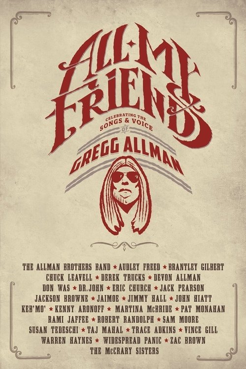 All My Friends - Celebrating the Songs & Voice of Gregg Allman (2014) poster