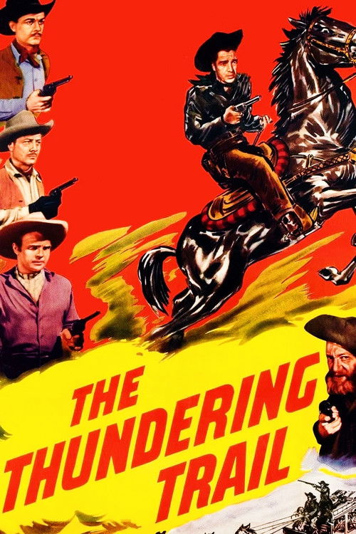 The Thundering Trail (1951) poster