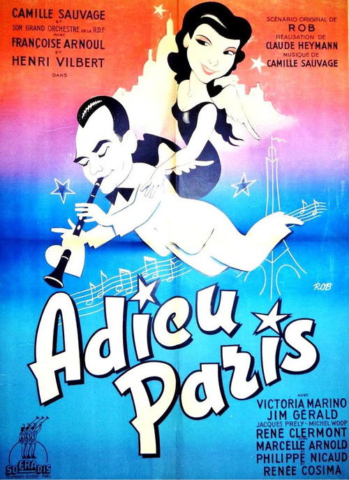 Farewell, Paris (1952) poster