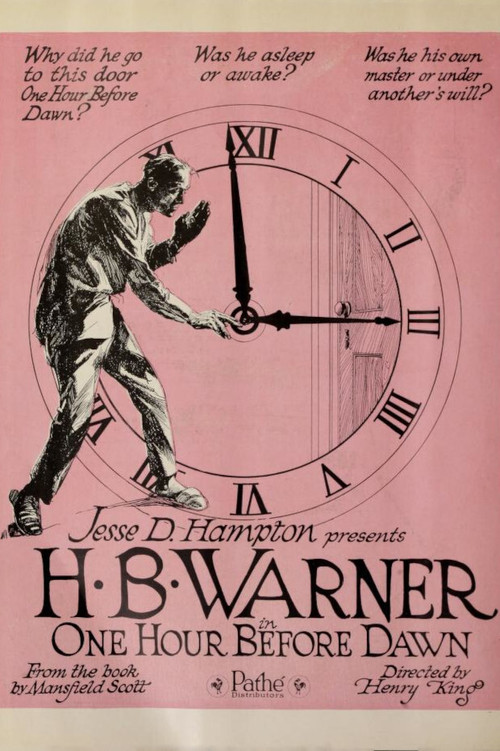 One Hour Before Dawn (1920) poster