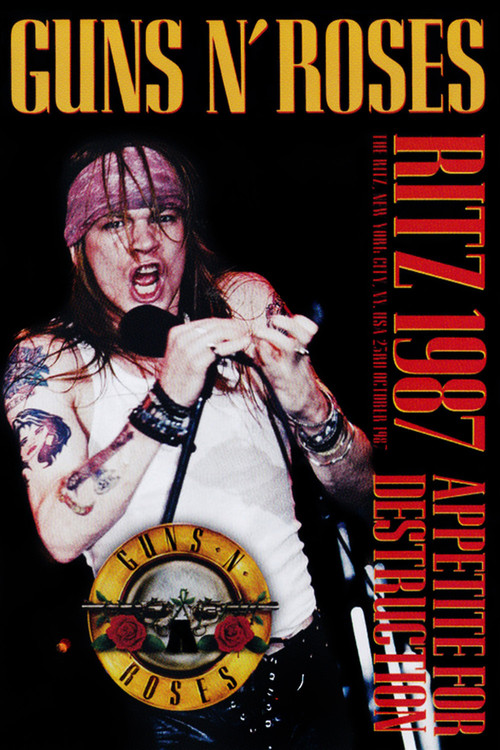 Guns N' Roses Live at The Ritz, NY 1987 (1987) poster