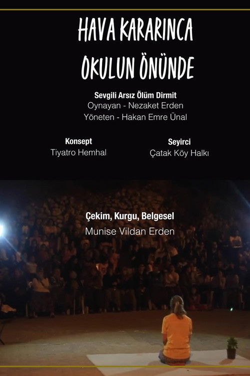 Hava Kararınca Okulun Önünde (2020) poster