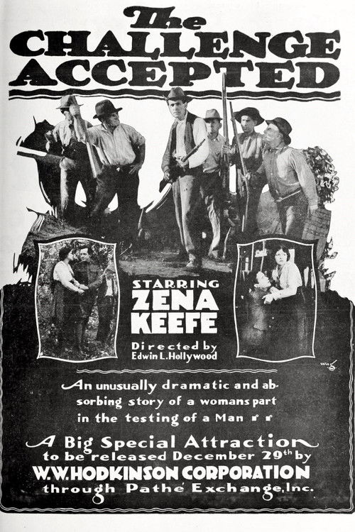 The Challenge Accepted (1918) poster
