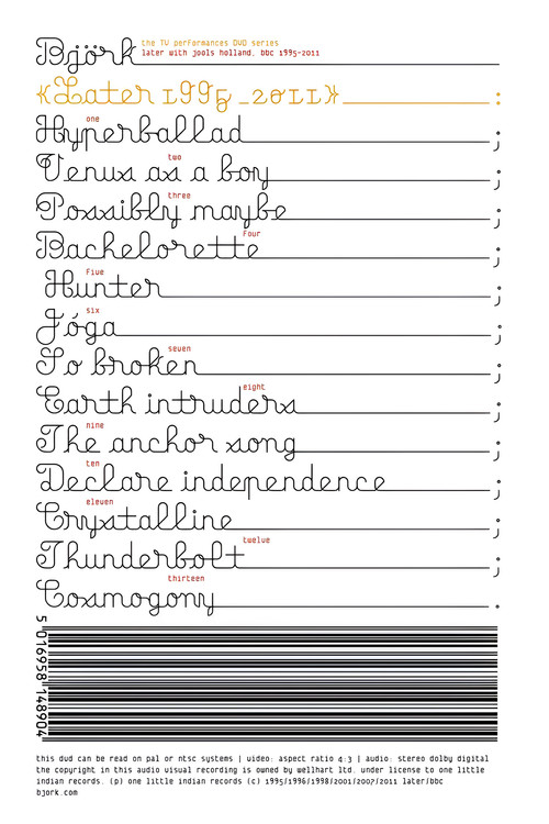 Björk: Later 1995-2011 (2012) poster