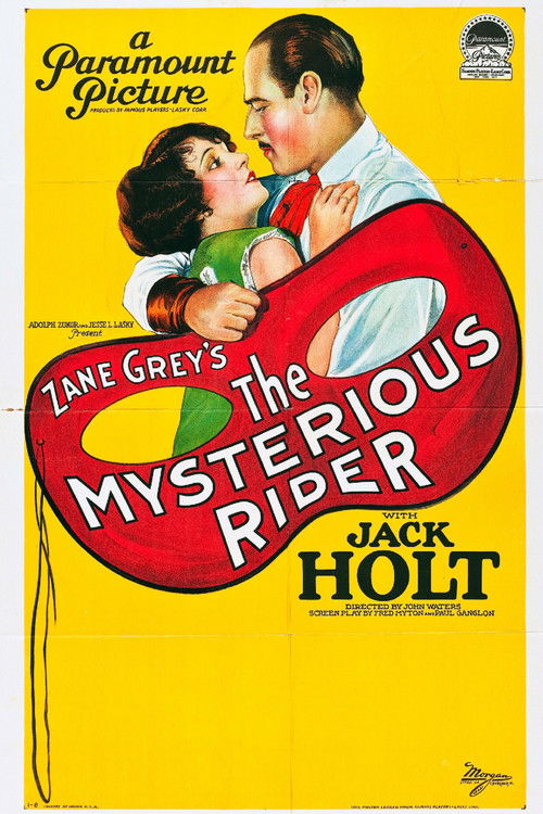 The Mysterious Rider (1927) poster