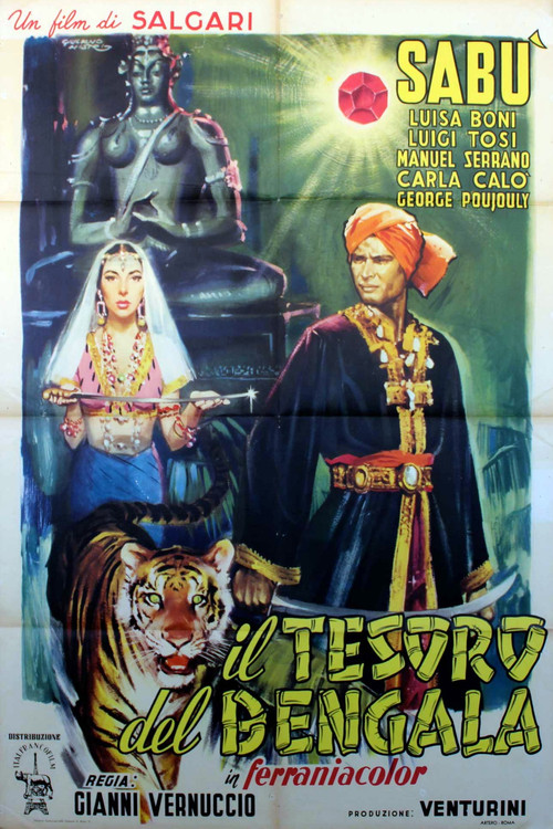 The Treasure of Bengal (1953) poster