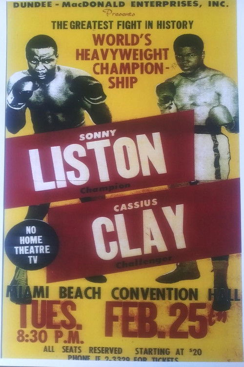 Muhammad Ali vs. Sonny Liston I (1964) poster