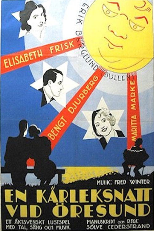 En kärleksnatt vid Öresund (1931) poster