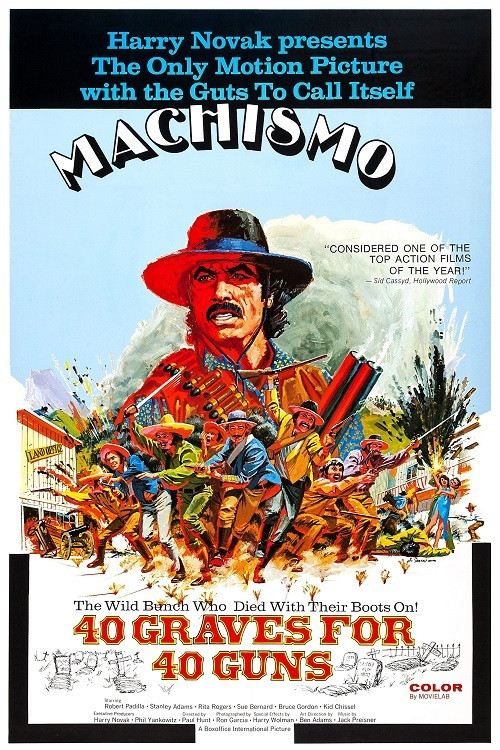 Machismo: 40 Graves for 40 Guns (1971) poster