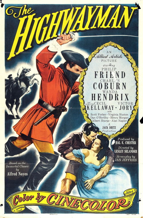 The Highwayman (1951) poster