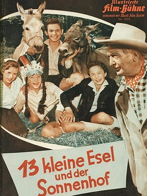 13 Little Donkeys and the Sun Court (1958) poster