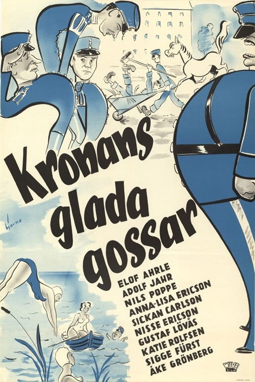 Kronans glada gossar (1952) poster