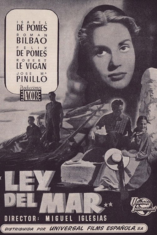 Ley del mar (1950) poster