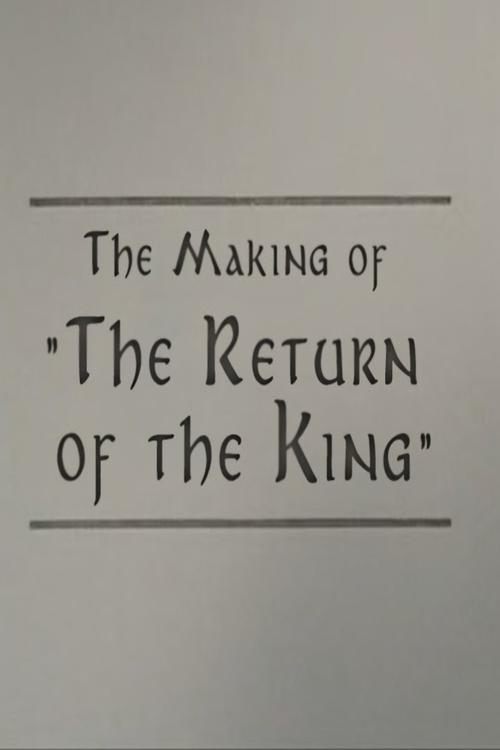 A Filmmaker's Journey: Making 'The Return of the King' (2004) poster