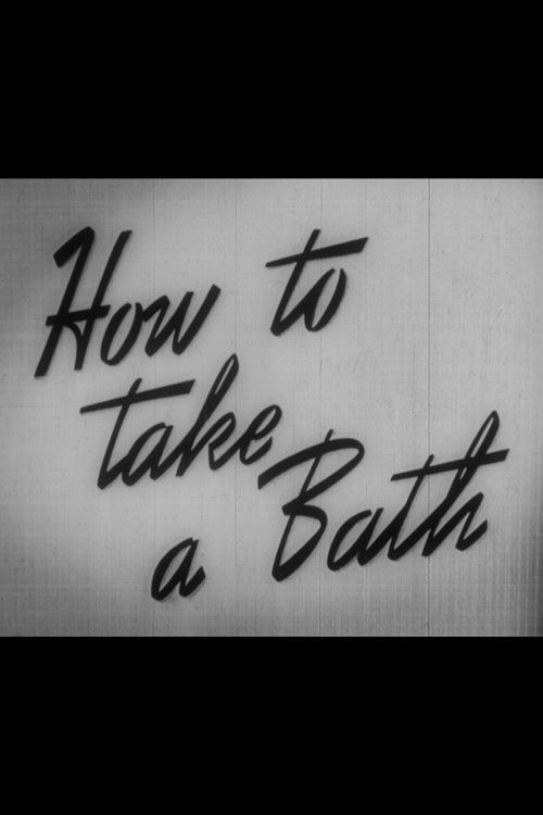 How to Take a Bath (1937) poster