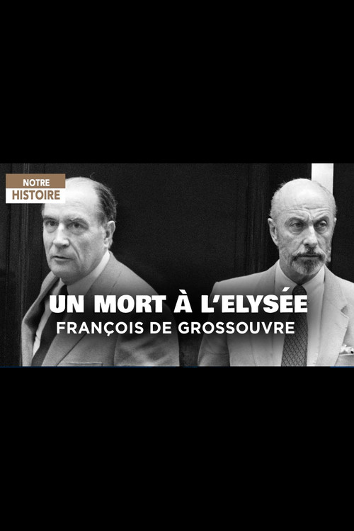 Un mort à L'Elysée: François de Grossouvre (2013) poster