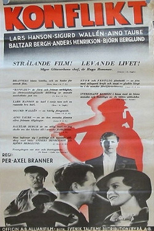 Konflikt (1937) poster