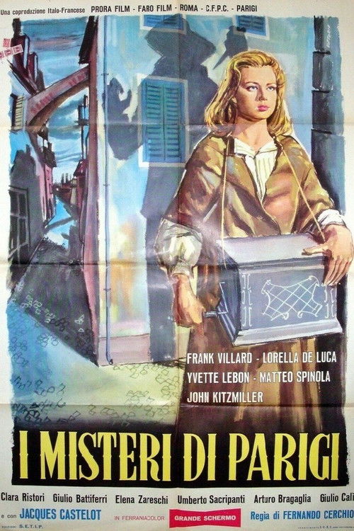 The Mysteries of Paris (1957) poster