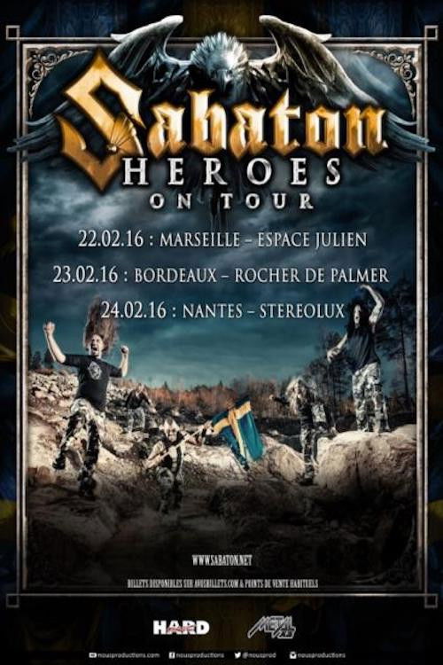 Sabaton: France, Nantes 2016 (2016) poster