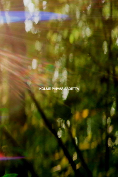 Three Days of Rain (2022) poster