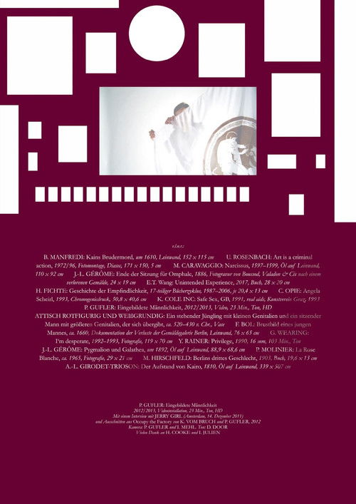 Eingebildete Männlichkeit (2012) poster