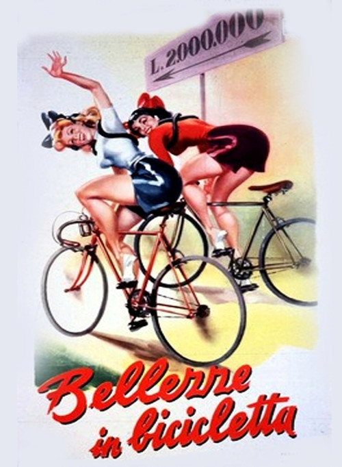 Beauties on bicycles (1951) poster