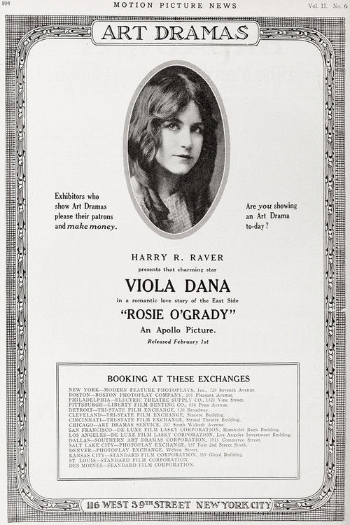 Rosie O'Grady (1917) poster