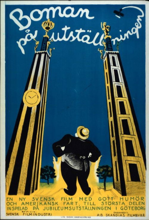 Boman på utställningen (1923) poster