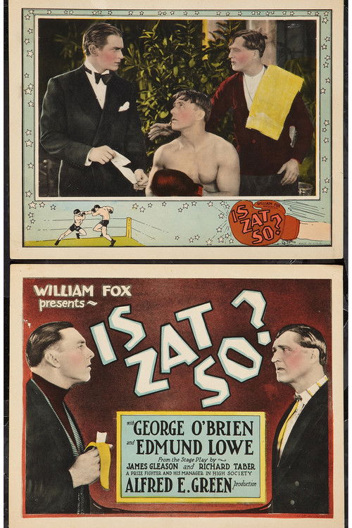 Is Zat So? (1927) poster