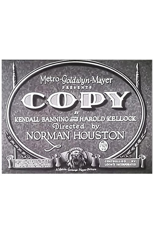 Copy (1929) poster